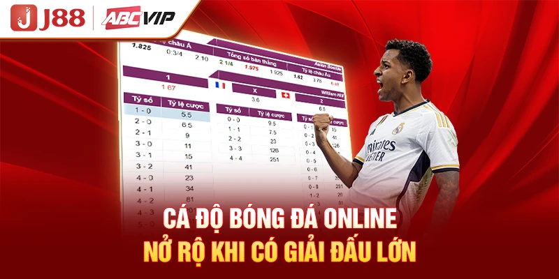 Cá độ bóng đá online nở rộ khi có giải đấu lớn