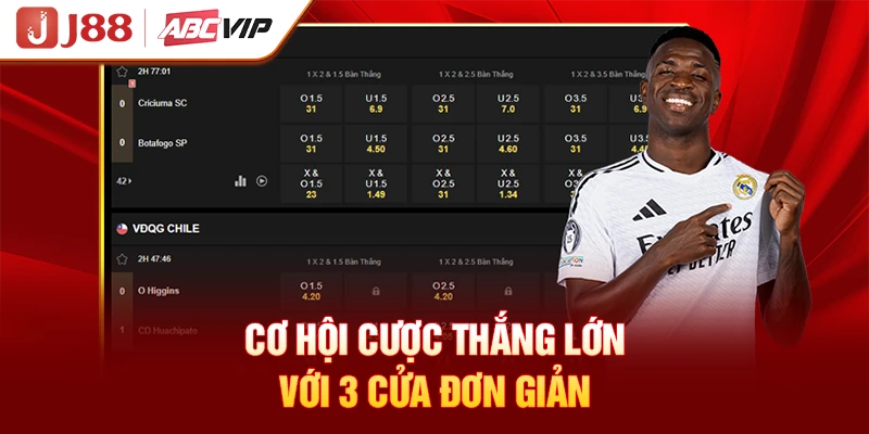 Cơ hội cược thắng lớn với 3 cửa đơn giản