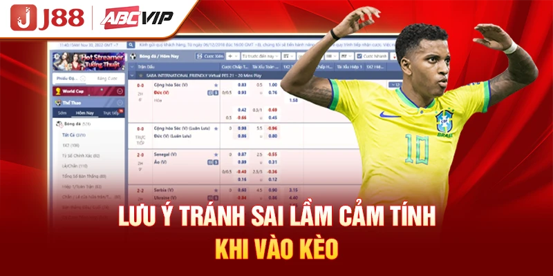 Lưu ý tránh sai lầm cảm tính khi vào kèo